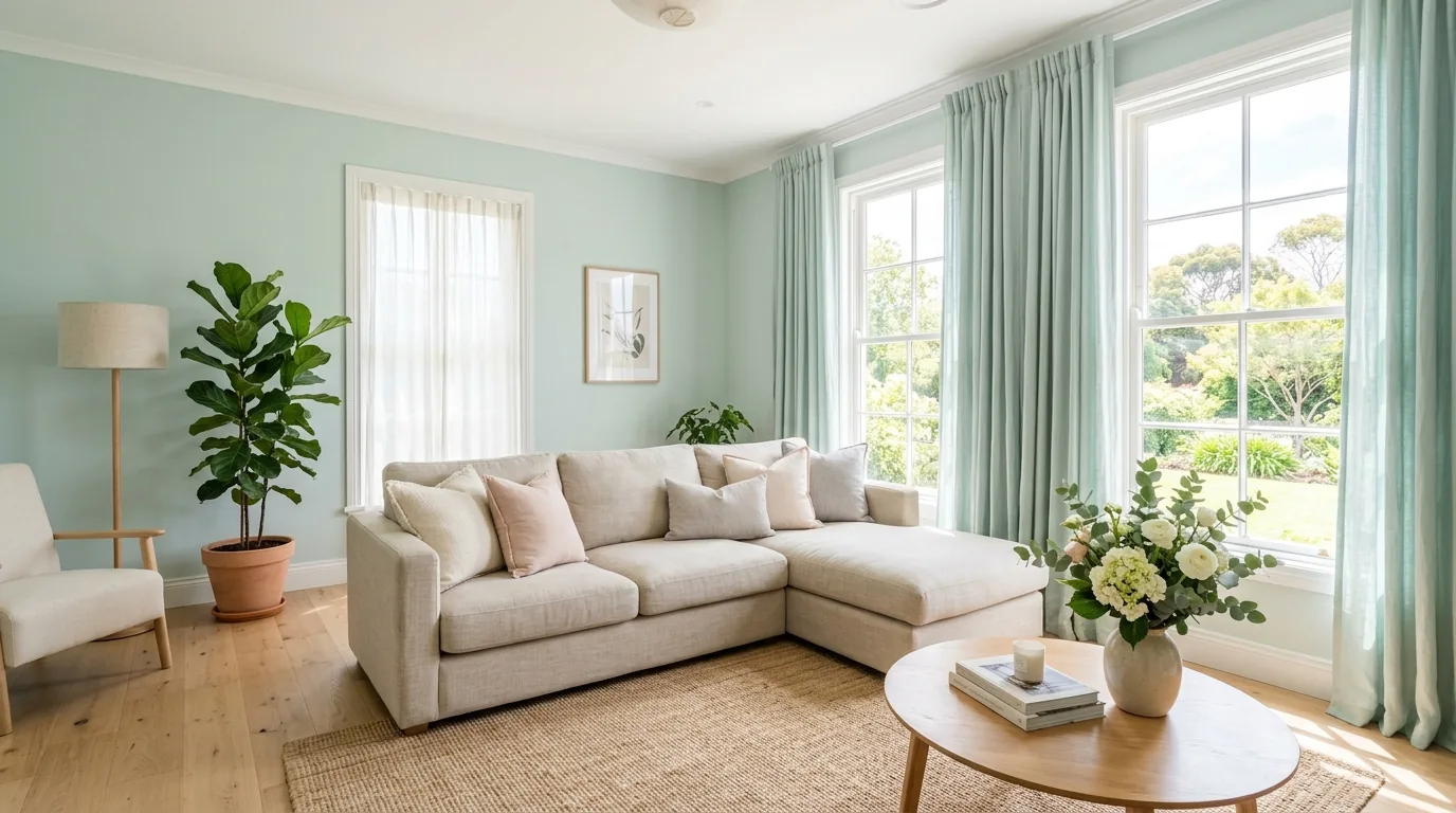 Test swatches in morning and night light